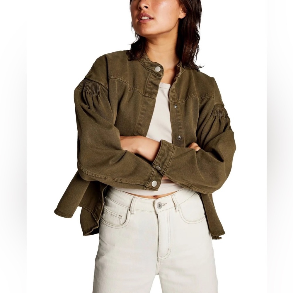 COTTON ON Pintuck Utility Bomber Jacket